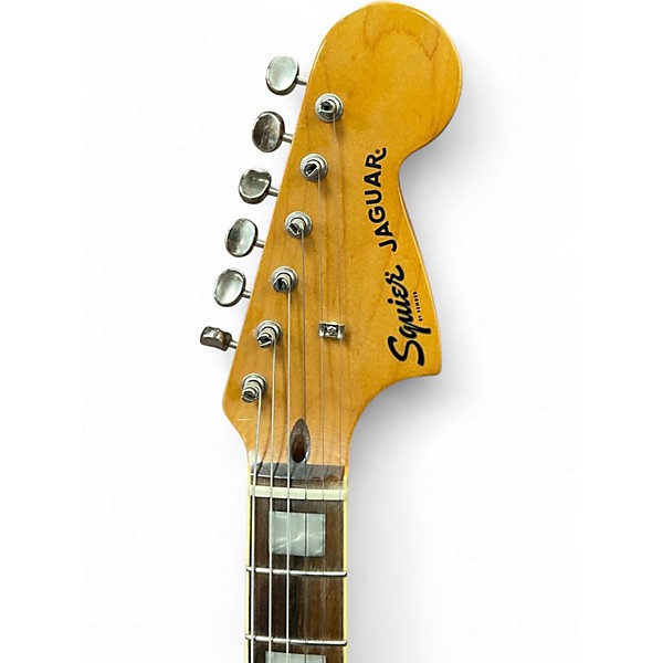 Used Squier Vintage Modified Jaguar Mint Green Solid Body Electric Guitar