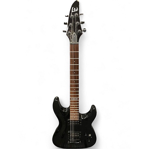 Used ESP LTD H50 Black Solid Body Electric Guitar