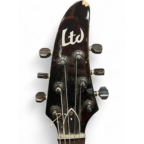 Used ESP LTD H50 Black Solid Body Electric Guitar