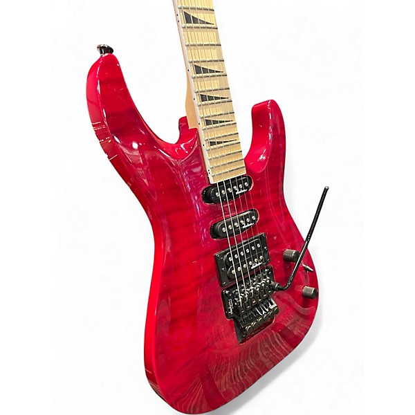 Used Jackson JS34Q Dinky Red Solid Body Electric Guitar
