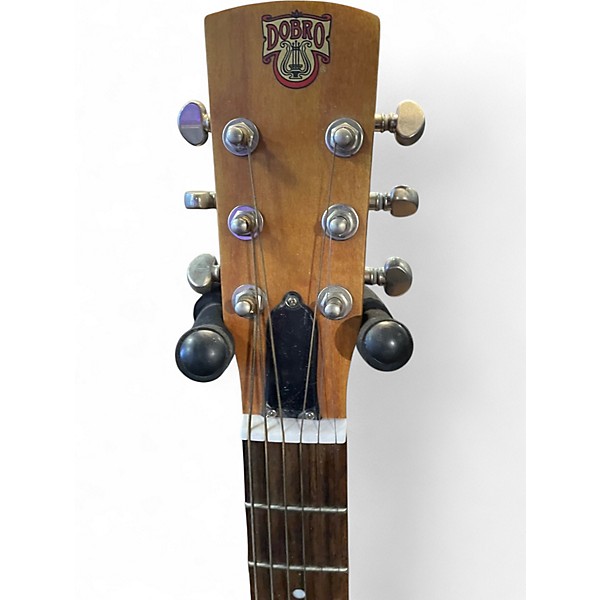 Used Dobro Hound Dog Round Neck Natural Resonator Guitar