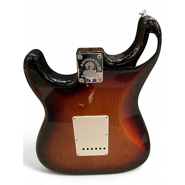 Used Fender Jimi Hendrix Stratocaster Sunburst Solid Body Electric Guitar