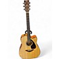Used Yamaha FGX800C Natural Acoustic Electric Guitar thumbnail