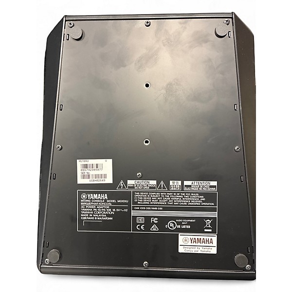 Used Yamaha MG10XU 10 Channel Mixer with Effects Unpowered Mixer