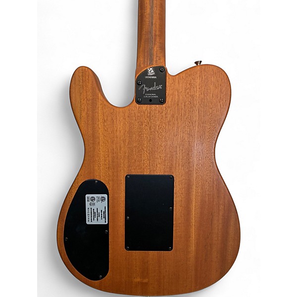 Used Fender American Acoustasonic Telecaster 2 Color Sunburst Acoustic Electric Guitar