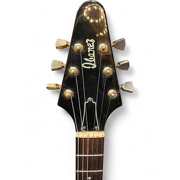 Vintage 1977 Ibanez 2387 Super 70s V Natural Solid Body Electric Guitar