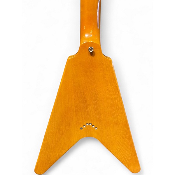 Vintage 1977 Ibanez 2387 Super 70s V Natural Solid Body Electric Guitar