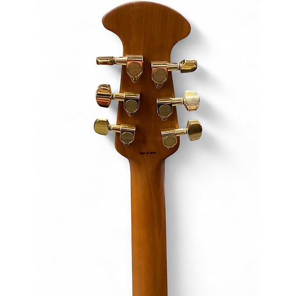 Used Ovation CC24 Celebrity Red Acoustic Electric Guitar