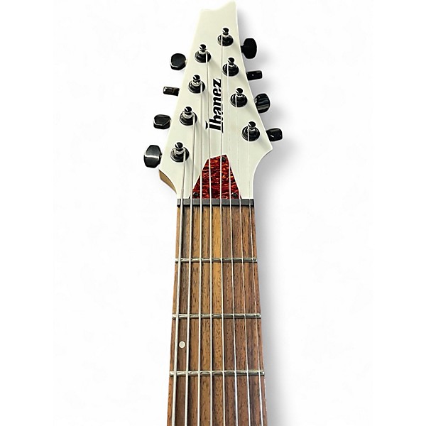 Used Ibanez TAM10 Tosin Abasi Signature 8 String White Solid Body Electric Guitar