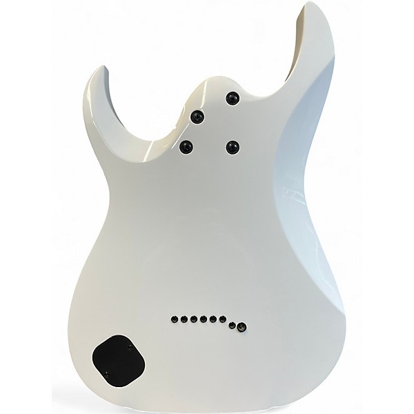 Used Ibanez TAM10 Tosin Abasi Signature 8 String White Solid Body Electric Guitar