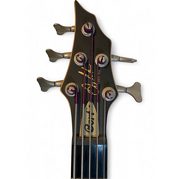 Used Cort CURBOW 5 Blue Electric Bass Guitar