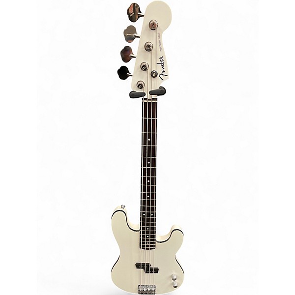 Used Fender Aerodyne Precision Bass White Electric Bass Guitar