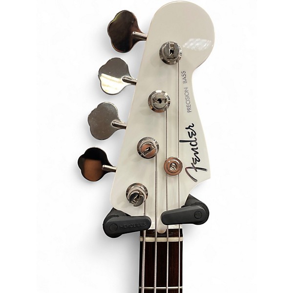 Used Fender Aerodyne Precision Bass White Electric Bass Guitar