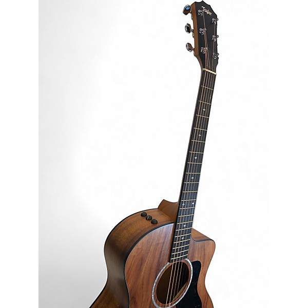 Used 2022 Taylor 224CEKDLX Brown Acoustic Electric Guitar