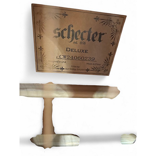 Used Schecter Guitar Research 3715 Deluxe Natural Acoustic Guitar