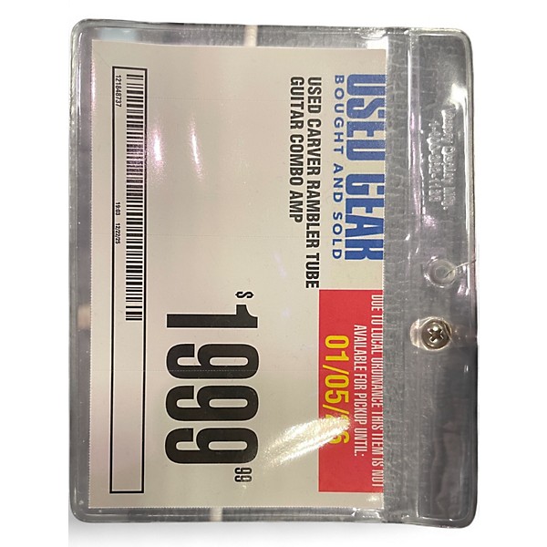 Used Carver Rambler Tube Guitar Combo Amp