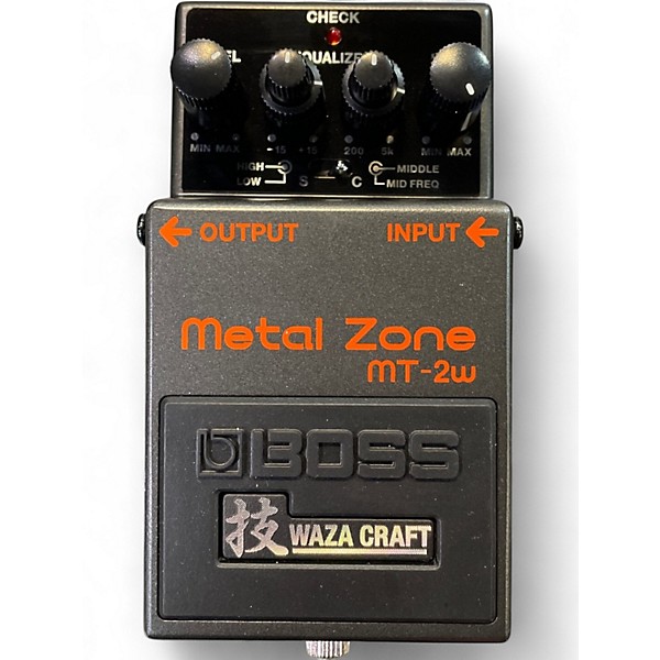 Used BOSS MT2W Metal Zone Waza Craft Effect Pedal