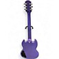 Used Epiphone sg custom puprple sparkle Solid Body Electric Guitar thumbnail