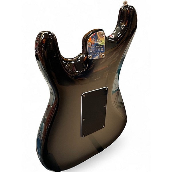 Used Fender American Ultra LUXE FLOYD ROSER SILVER BURST Solid Body Electric Guitar