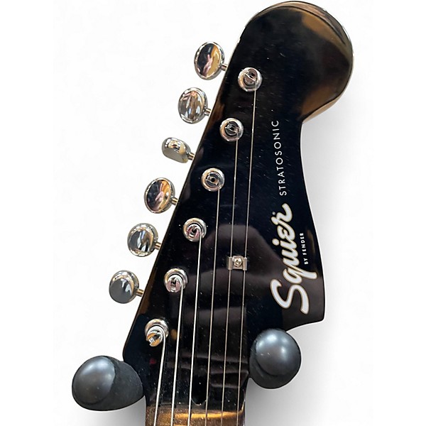 Used Squier Stratasonic Blonde Solid Body Electric Guitar