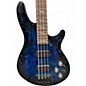 Used Schecter Omen Elite Blue Sunburst Electric Bass Guitar