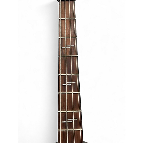 Used Schecter Omen Elite Blue Sunburst Electric Bass Guitar