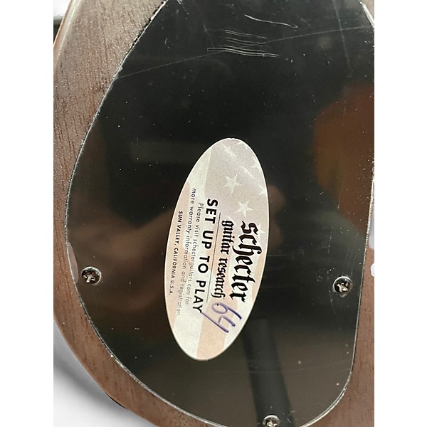 Used Schecter Omen Elite Blue Sunburst Electric Bass Guitar