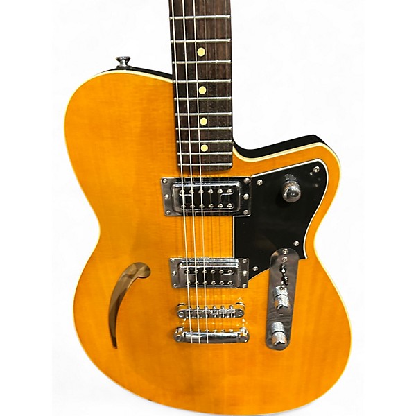 Used Reverend Club King RT Natural Solid Body Electric Guitar