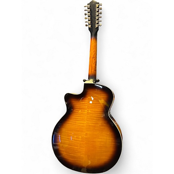 Used Guild F-2512CE 2 Color Sunburst 12 String Acoustic Guitar
