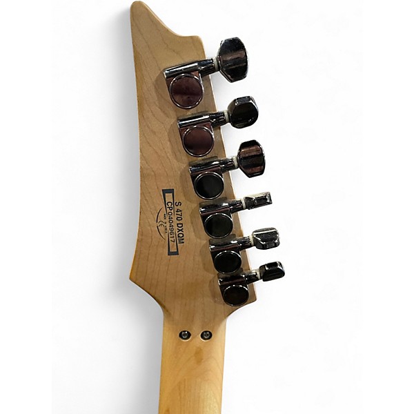 Used Ibanez S470 DXQM Natural Solid Body Electric Guitar