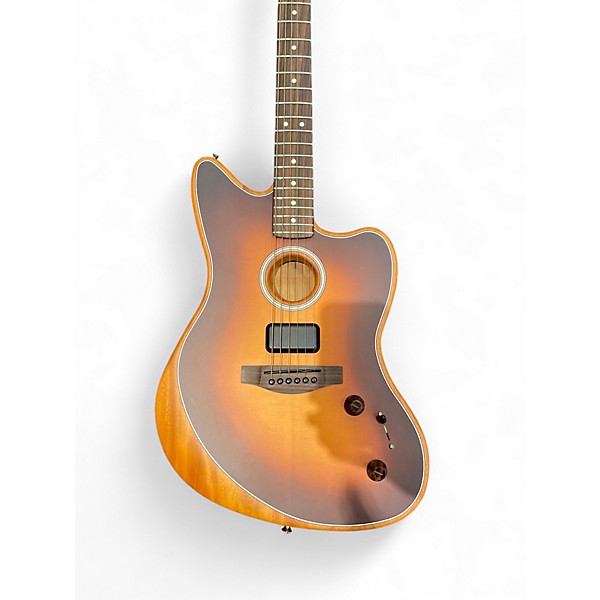 Used Fender ACOUSTASONIC JAZZMASTER PLAYER 2 Color Sunburst Acoustic Electric Guitar