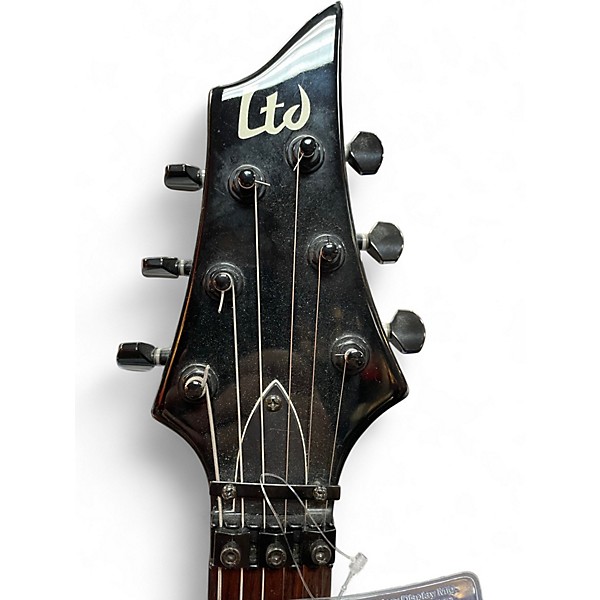 Used ESP LTD F250 Black Solid Body Electric Guitar