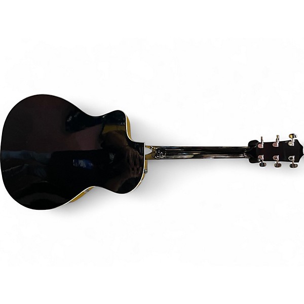 Used Taylor 214CE Deluxe Black Acoustic Electric Guitar