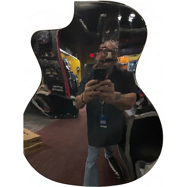 Used Taylor 214CE Deluxe Black Acoustic Electric Guitar