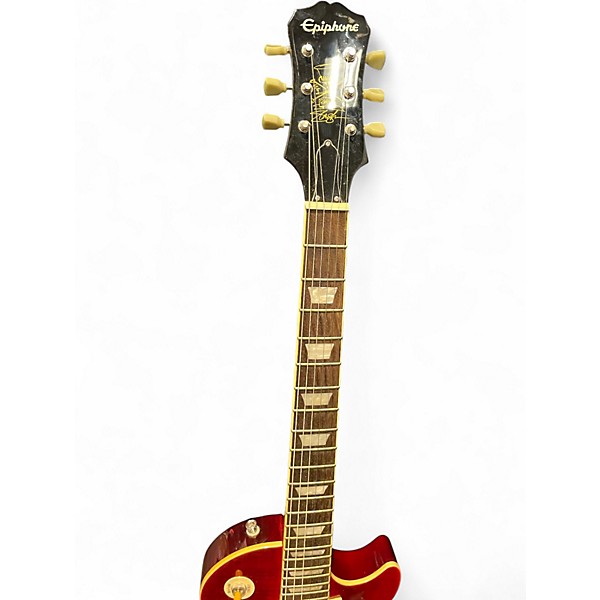 Used Epiphone Slash Signature Les Paul Classic Crimson Red Trans Solid Body Electric Guitar