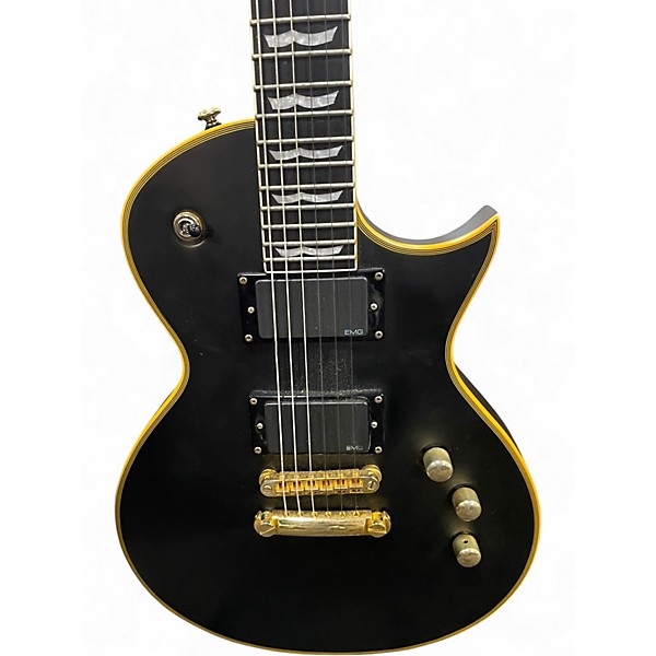 Used ESP LTD EC1000 Deluxe Black Solid Body Electric Guitar