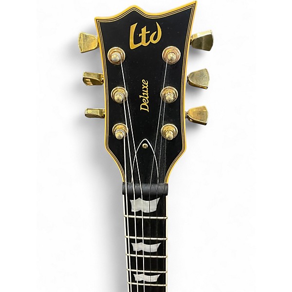 Used ESP LTD EC1000 Deluxe Black Solid Body Electric Guitar