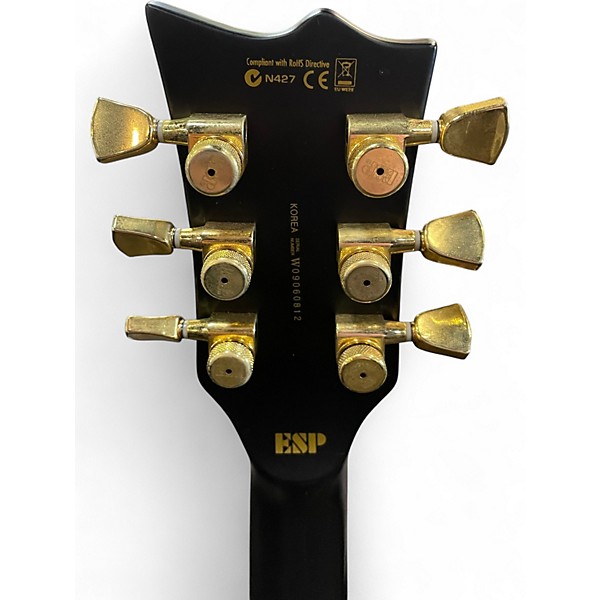 Used ESP LTD EC1000 Deluxe Black Solid Body Electric Guitar