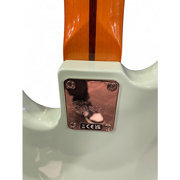 Used Squier Classic Vibe 1970S Precision Bass Surf Green Electric Bass Guitar