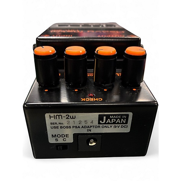Used BOSS HM2w Effect Pedal