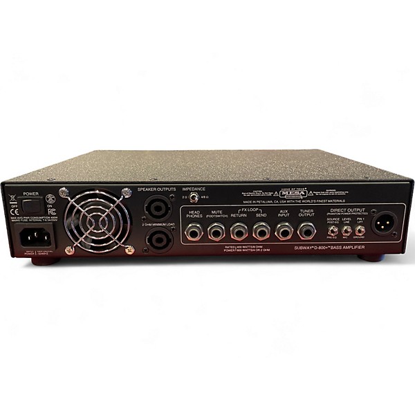Used MESA/Boogie SUBWAY D800+ Bass Amp Head