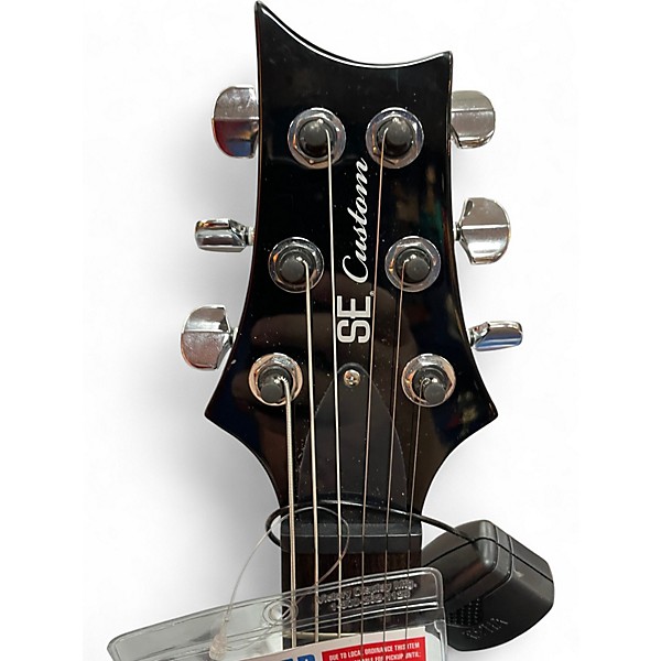 Used PRS SE Custom 24 Trans Purple Solid Body Electric Guitar