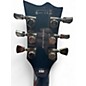 Used ESP LTD EC100QM Ocean Blue Burst Solid Body Electric Guitar