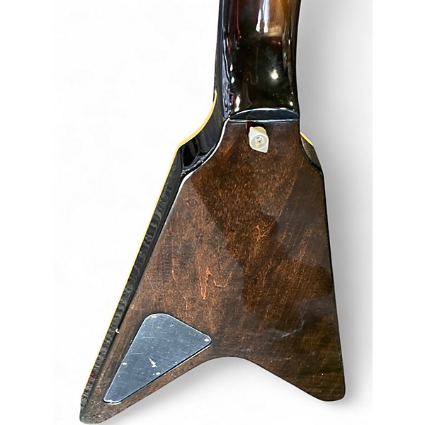 Vintage 1981 Gibson the v Vintage Sunburst Solid Body Electric Guitar