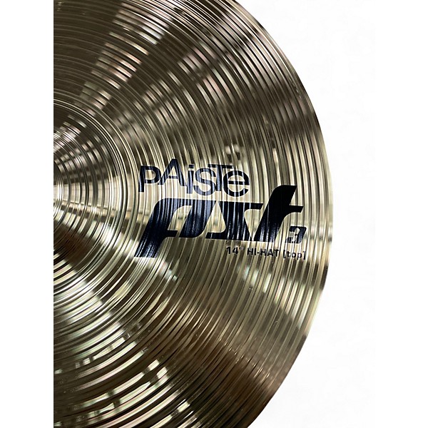 Used Paiste 14in PST3 Hi Hat Pair Cymbal