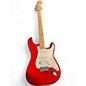 Used Fender Deluxe Stratocaster HSS Candy Apple Red Solid Body Electric Guitar thumbnail