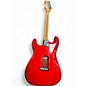 Used Fender Deluxe Stratocaster HSS Candy Apple Red Solid Body Electric Guitar