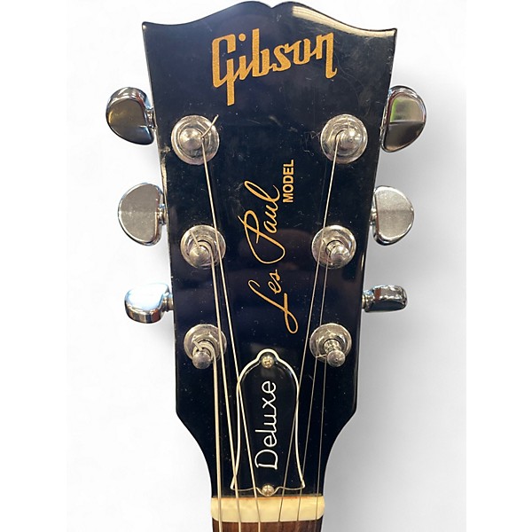 Used Gibson Les Paul Deluxe Vintage Sunburst Solid Body Electric Guitar