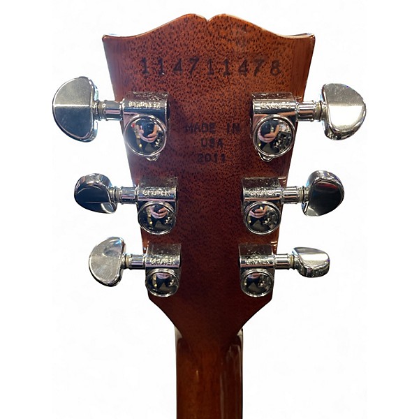 Used Gibson Les Paul Deluxe Vintage Sunburst Solid Body Electric Guitar