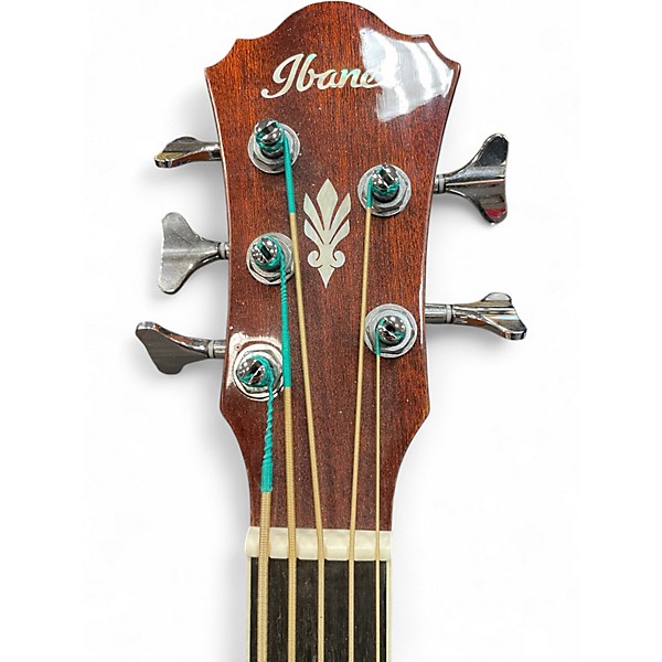 Used Ibanez AEB105E-NT Natural Acoustic Bass Guitar